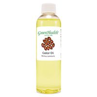 GreenHealth Castor – 4 fl oz (118 ml) Plastic Bottle w/Cap – 100% Pure Carrier Oil