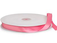 Hot Pink Value Double Faced Satin 5/8"x100 yds 100% Polyester Ribbon (3 Spools) - WRAPS-VDFS3156