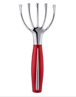 BMDHA Electric Head and Scalp Massager Portable Shock Massage Point Comb Claw,Red