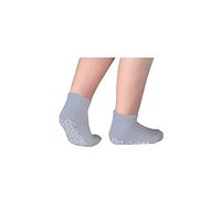 Single Tread Patient Safety Footwear with Terrycloth Interior, X-Large, Grey