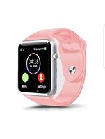 Bluetooth Smart Watch A1 Bluetooth Waterproof GSM SIM Phone Smart Watch For Android, IOS, Smart Phones (Pink)