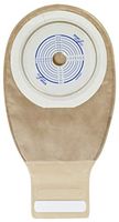 ConvaTec 416975 Esteem 12" Drainable Pouch, 2 Sided Comfort Panel, Cut to Fit Modified Durahesive Plus Skin Barrier, Tail Closure, Filter, Tan, 3/4" to 2-1/2" Stoma, Pack of 10