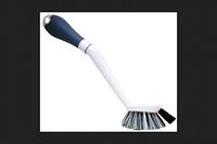 Quickie Home Pro Dish Brush Scraper Edge Blue White