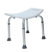 Heavy Duty Shower Chair for Handicap, Disabled, Seniors & Elderly Adjustable Height Bath and Shower Chair Seat Supports up to 300 lbs