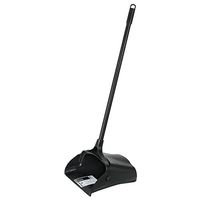 Rubbermaid Commercial Executive Series Lobby Pro Dustpan with Long Handle, Black (FG253104BLA)