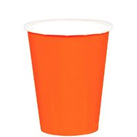 Orange Peel Paper Cups| 9 oz.| Pack of 20| Party Supply