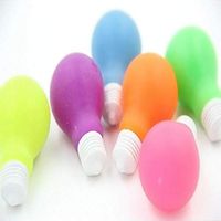 Sponges & Scouring Pads - 1Set KoreanLuminous Cute Creative Cartoon Light Bulb Transparent Friction Eraser 8 9