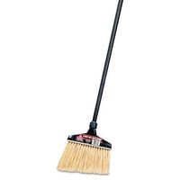 Maxi-Angler Broom, Polystyrene Bristles, 51" Aluminum Handle, Black