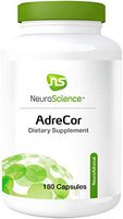 NeuroScience AdreCor - Adrenal Energy Support Complex with Rhodiola and Histidine to Help Reduce Fatigue and Stress (180 Capsules)