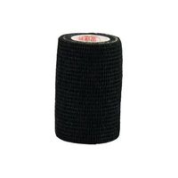 Pack of 3 Rolls Waterproof Self Adhesive Bandage Tape Finger Joints Wrap Sports Care (3 inch*6yds, Black)