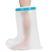 Leg Cast Cover, Adult Clear Waterproof Leg Cast Protector for Shower & Bath, CE&FDA Approved(60cm)