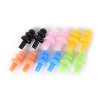 Noise Cancelling Earplugs Reusable Water Proof for Sleeping, Working, Traveling or Other Sound Proof Occations, 10 Pair with Case Each Pair, Pink