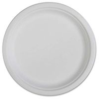 Genuine Joe GJO10218 Joe Compostable Plates Table Ware, 10", White