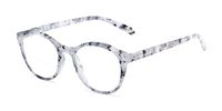 Readers.com Reading Glasses: The Merlot Bifocal Reader, Plastic Round Style for Men and Women - Grey Tortoise, 2.75