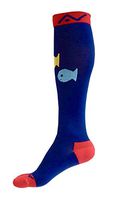 Compression Socks (1 pair) for Women & Men by A-Swift (Deep Sea, L/XL)