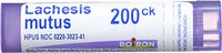 Boiron, Lachesis Mutus 200ck, 80 Pellets