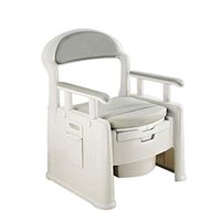 Bedside Commode for Toilet Shower Chair Mobile Bedside Commode - Elderly Person/Pregnant Woman/Handicapped Person Potty Chair 7.5L Commode Barrel