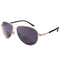 EYEGUARD Unisex Classic Style Bifocal Sunglasses Readers with Lens UV400 Protection Outdoor Reading Glasses for Men and Women