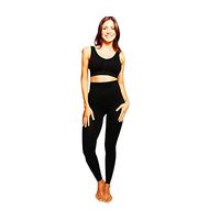 Yihuiaoke Women's Ankle Length Bottoming Pantyhose Gradient Compression Stockings Romper Seamless Elastic Opaque Black!