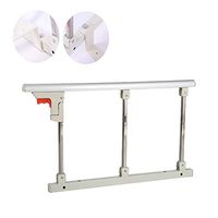 LLF Bed Rails Guard Bedside Sturdy Elderly Home Assist Handle + Adult Bed Safety Rail & Foldable
