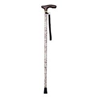 Crutches Non-Slip Walking Stick Old Man's Walking Stick Telescopic Single Hand Crutch Light Easy to Carry Hiking Sticks (Color : C, Size : 68.5CM)