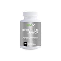 Testosterone Savage - Testosterone Booster 100% Natural 60 Capsules - Energy, Vitality, Virility, Drive, Muscle Mass