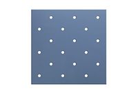 Orfit Colors NS (Non-Stick) - 18" X 24" X 1/8", Mini Perforated, Atomic Blue, Metallic - 1 Each / Each - 24-5777-1