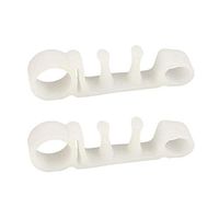 FMMXU 10 Pairs of Bunionitis Toe Separator Elastic Concealer Bunion Relieved to The Bunionitis Hallux Valgus Foot Care Tools Foot Care Tools,White