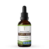 Poppy Seed Alcohol Liquid Extract, Organic Poppy Seed (Papavier Somniferum) Dried Seed Tincture Supplement (2 FL OZ)