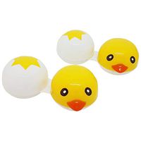 2 x Contact Lens Cases ~ Spring Chicks ~ Cute Easter Gift