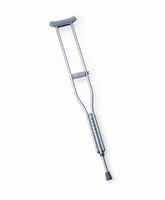 Medline Push-Button Aluminum Crutches, Youth
