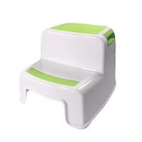 Never give up Children's Hand Wash Pad Foot Stool Stepping Foot Plastic Small Bench Bathroom Baby Non-Slip Double Step Increase Step Stool (Color : #2)