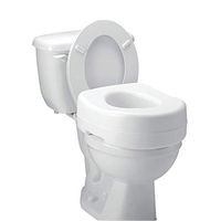Carex Toilet Seat Riser - Adds 5.5 Inch of Height to Toilet - Raised Toilet Seat with 300 Pound Weight Capacity - Slip-Resistant