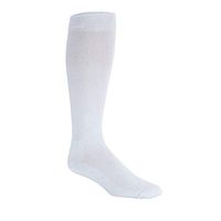 Sigvaris 18-25mmHg Mens Closed Toe Knee High Compression Sock, MS, White