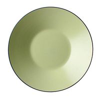 Bowl Western deep Dish/Matte Ceramic Plate/Fresh Salad Plate/Fruit Plate/Soup Plate/Shallow Bowl/Bucket Plate / 12-inch Large disc Household tableware, retro bowl