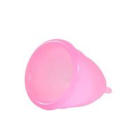 JACQUELINE Menstrual Cups, Ladies Safety Leak-Proof 2.75-2.95 Inches Exquisite, Soft and Comfortable Protection for 12 Hours,Pink,S