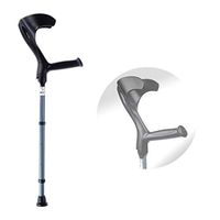 ZSMPY Crutches Aluminum Alloy Height Adjustable Underarm Crutches