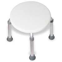 Adjustable Height Toilet Stool, Medical Shower Tub Stool Anti-slip Shower Seat Bedside High Bed Step for Seniors