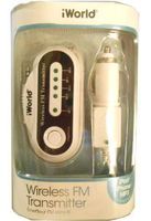 iWorld Wireless FM Transmitter - White