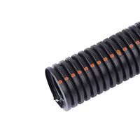 Electriduct 1.25" UV Rated NON-SLIT Flame Retardant Wire Loom Black Tubing Cable Hose - 25 Feet