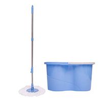 WXQ-XQ Mop and Bucket Cleaning Set Dry And Wet Dual Use Hangable Multifunction Household Blue