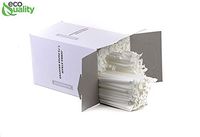 Clear Plastic Straws 500/box - Individually Wrapped Drinking Straw 7.75 inches, Food-Safe BPA-Free Plastic, Cold or Hot Drinks - for Restaurants, Home, Kitchen, Office, to-Go, Restaurant Style