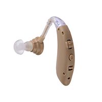 Hearing Amplifier Aid Rechargeable Sound Enhancer PSAP Voice Listenning Assistance for Seniors,Listen to TV,Conversation (Nude)