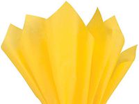 Dandelion Yellow Art DIY Crafts Tissue Paper for Gift Wrapping 15"X20" 5 Sheets