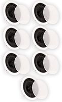 Theater Solutions CS6C in Ceiling 6.5" Speakers Surround Sound Home Theater 7 Speaker Set CS6C-7S