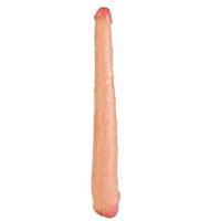 10.6 Inch 100% Super Waterproof Long Double Sided Relax Tool Lifelike Realistic Soft Silicone Flexible Double Headed Ďìld`ɔ Toy for Women JWJ24