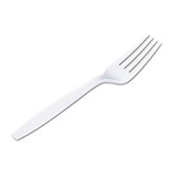 Dixie FH217 Heavyweight Cutlery, Forks, White, 1000/Carton