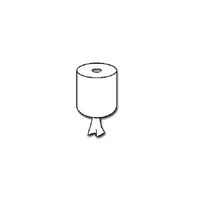 Krew 33046 10" x 14" Center Flow Shop Towel