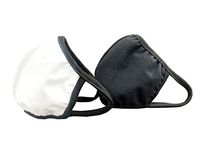 The Classic 2 Pcs Made In Usa Premium Cotton Double Layer Mask Washable Reusable Anti Dust Fashion Face Mouth Masks 3d Design - Protection from Dust, Pollen, Pet Dander (BLACK)