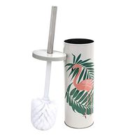 HOME EXPRESSIONS Powder Coated Toilet Brush and Holder (Tropical Palm)